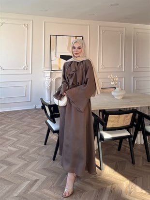 Dream Bağlamalı Elbise Kahve (1907)