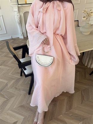 Dream Bağlamalı Elbise Pembe (1907)