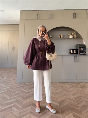 Duru Bomber Trenç Bordo (4566)