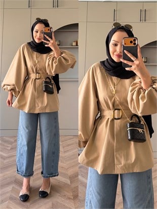 Duru Bomber Trenç Camel (4566)