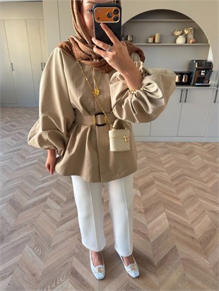 Duru Bomber Trenç Kum (4566)
