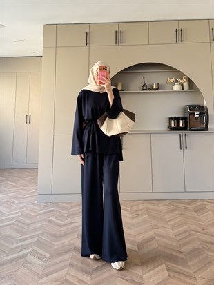 Echo Oysh Pantolonlu Takım Lacivert (4546)