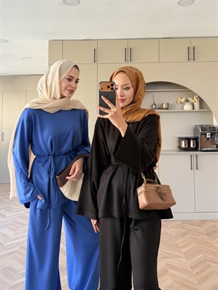 Echo Oysh Pantolonlu Takım Siyah (4546)
