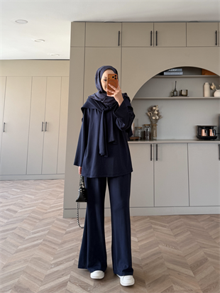 Eclair Atkılı Oysh Takım Lacivert (8013)