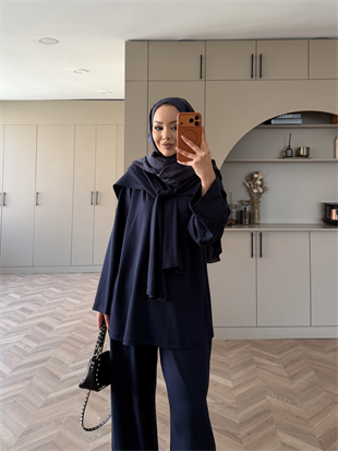 Eclair Atkılı Oysh Takım Lacivert (8013)