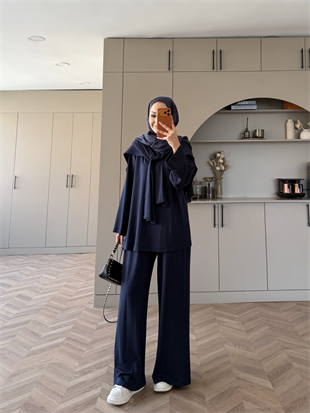 Eclair Atkılı Oysh Takım Lacivert (8013)