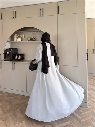 Ekin Kimono Pantolonlu Takım Gri (4510)