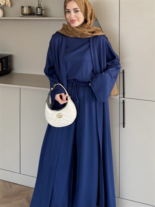 Ekin Kimono Pantolonlu Takım Lacivert (4510)
