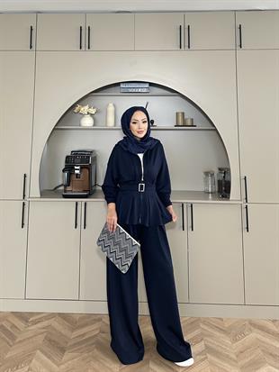 Elina Oysh Takım Lacivert