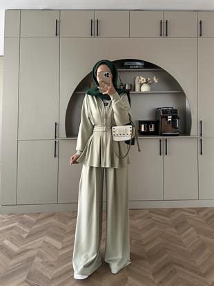 Elina Oysh Takım Su Yeşili