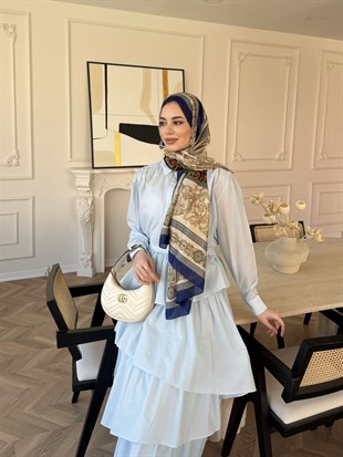 Elsiya Kat Kat Etekli Takım Mavi (2019)