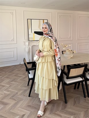 Elsiya Kat Kat Etekli Takım Sarı (2019)