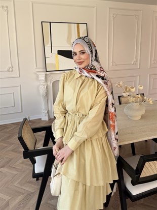 Elsiya Kat Kat Etekli Takım Sarı (2019)