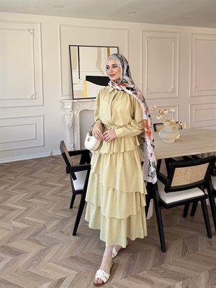 Elsiya Kat Kat Etekli Takım Sarı (2019)