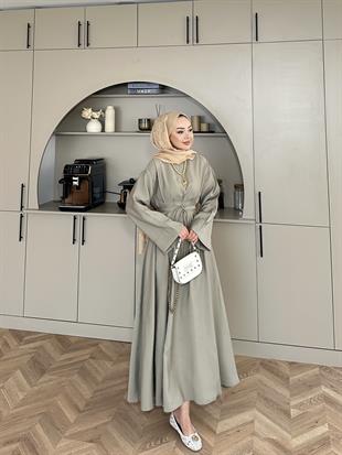 Flat Elbise Haki