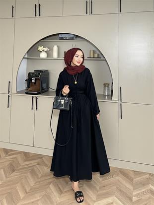 Elvin Modal Elbise Siyah