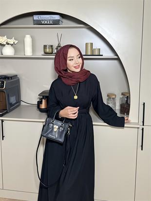 Elvin Modal Elbise Siyah