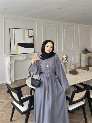 Elvin Tensel Elbise Gri