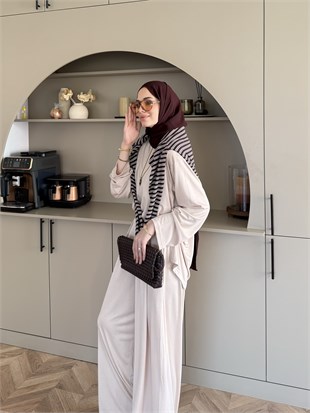 Emila Oysh Eşofman Takım Bej (2372)