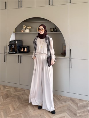 Emila Oysh Eşofman Takım Bej (2372)