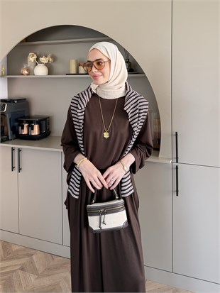 Emila Oysh Eşofman Takım Kahve (2372)