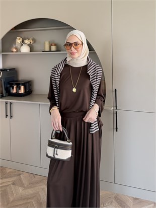 Emila Oysh Eşofman Takım Kahve (2372)