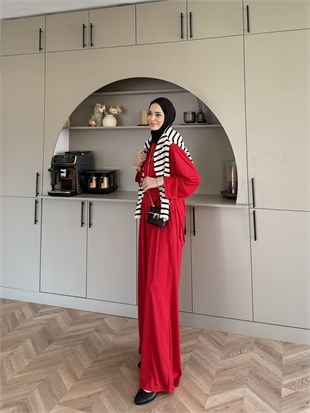 Emila Oysh Eşofman Takım Kırmızı (2372)