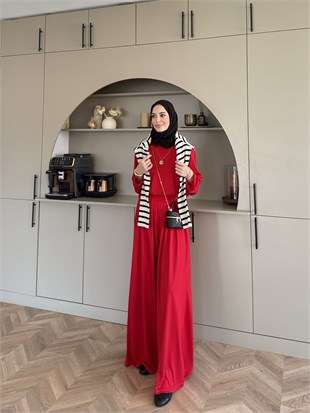Emila Oysh Eşofman Takım Kırmızı (2372)