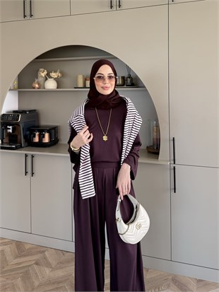Emila Oysh Eşofman Takım Mürdüm (2372)