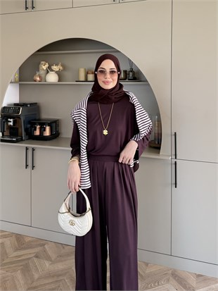 Emila Oysh Eşofman Takım Mürdüm (2372)