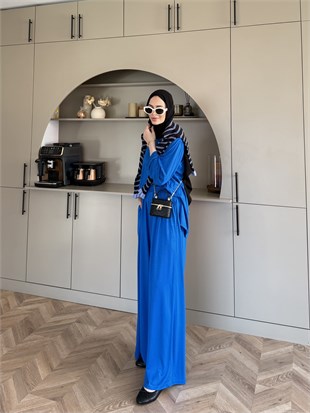 Emila Oysh Eşofman Takım Saks (2372)