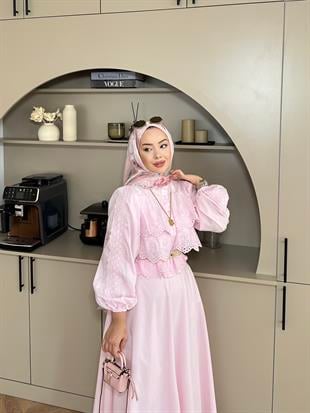 Amelia Etekli Takım Mavi