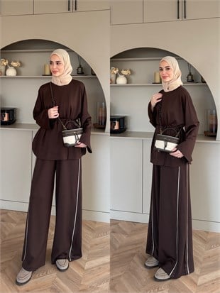 Emnoya Oysh Eşofman Takım Kahve (4556)