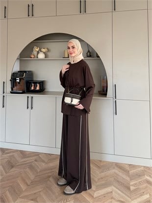 Emnoya Oysh Eşofman Takım Kahve (4556)