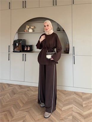 Emnoya Oysh Eşofman Takım Kahve (4556)