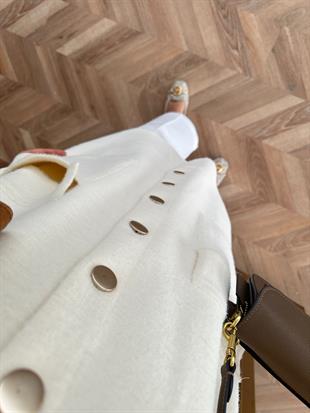 Erica Angora Uzun Hırka Ekru