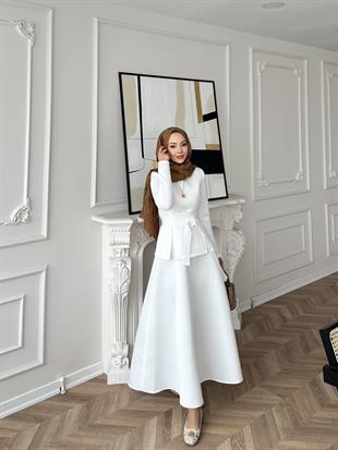 Esla Scuba Etekli Takım Beyaz