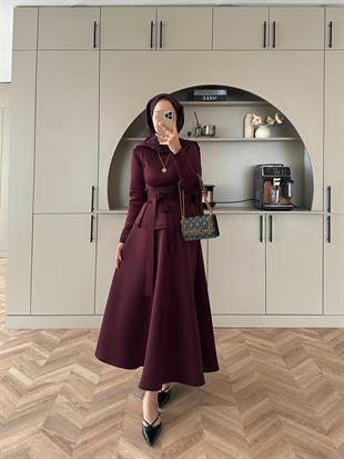 Esla Scuba Etekli Takım Bordo 