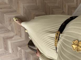 Eylül Triko Elbise Bej