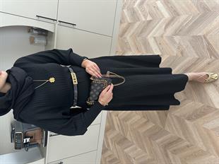 Eylül Triko Elbise Siyah