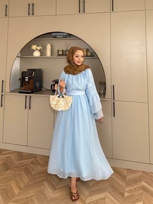 Farah Elbise Mavi