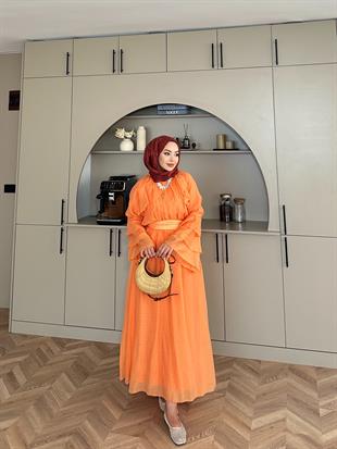 Farah Elbise Turuncu