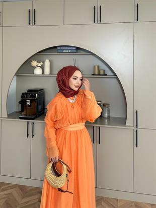 Farah Elbise Turuncu