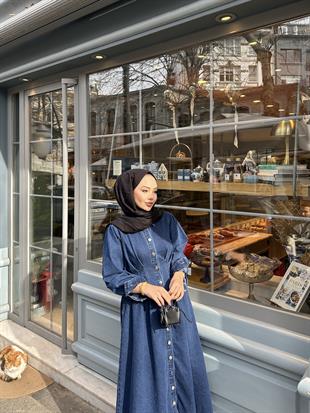 Felix Kot Elbise Kot Mavi