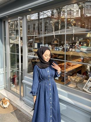 Felix Kot Elbise Kot Mavi