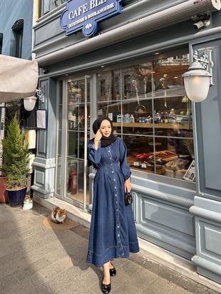 Felix Kot Elbise Kot Mavi