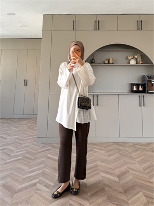 Fisto Detaylı Sweat Ekru (3525)