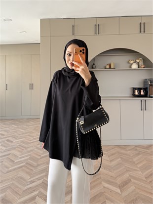 Fisto Detaylı Sweat Siyah (3525)