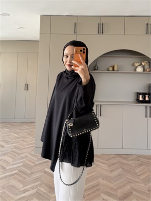 Fisto Detaylı Sweat Siyah (3525)