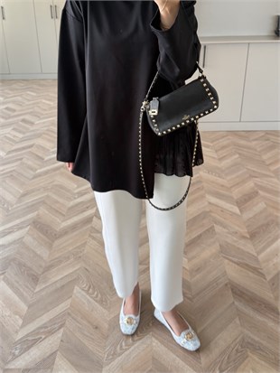 Fisto Detaylı Sweat Siyah (3525)